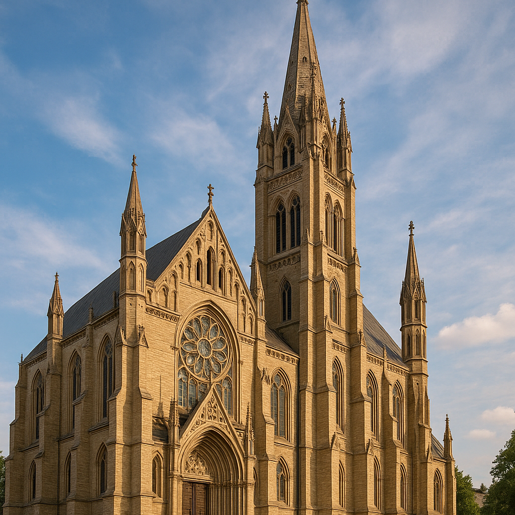 Architektura sakralna w stylu neogotyckim