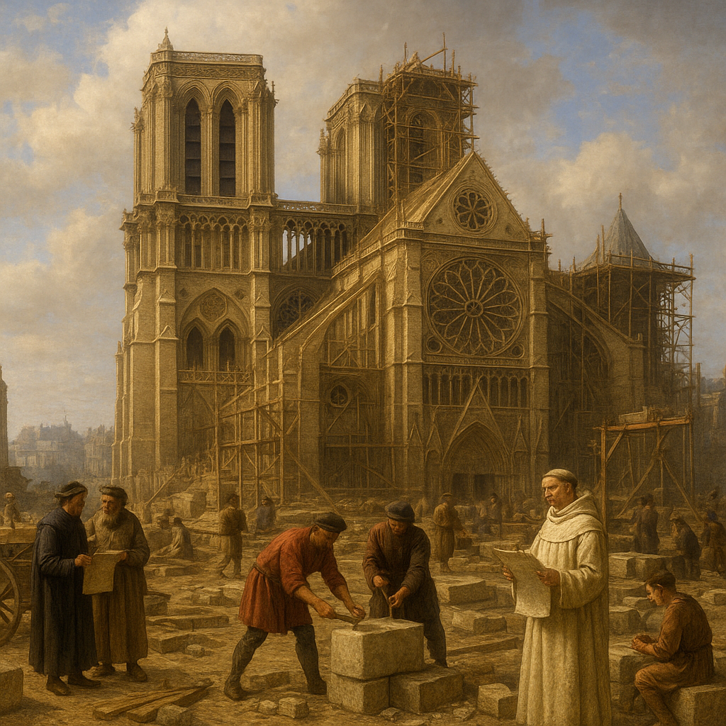 Historia powstania katedry Notre-Dame w Paryżu