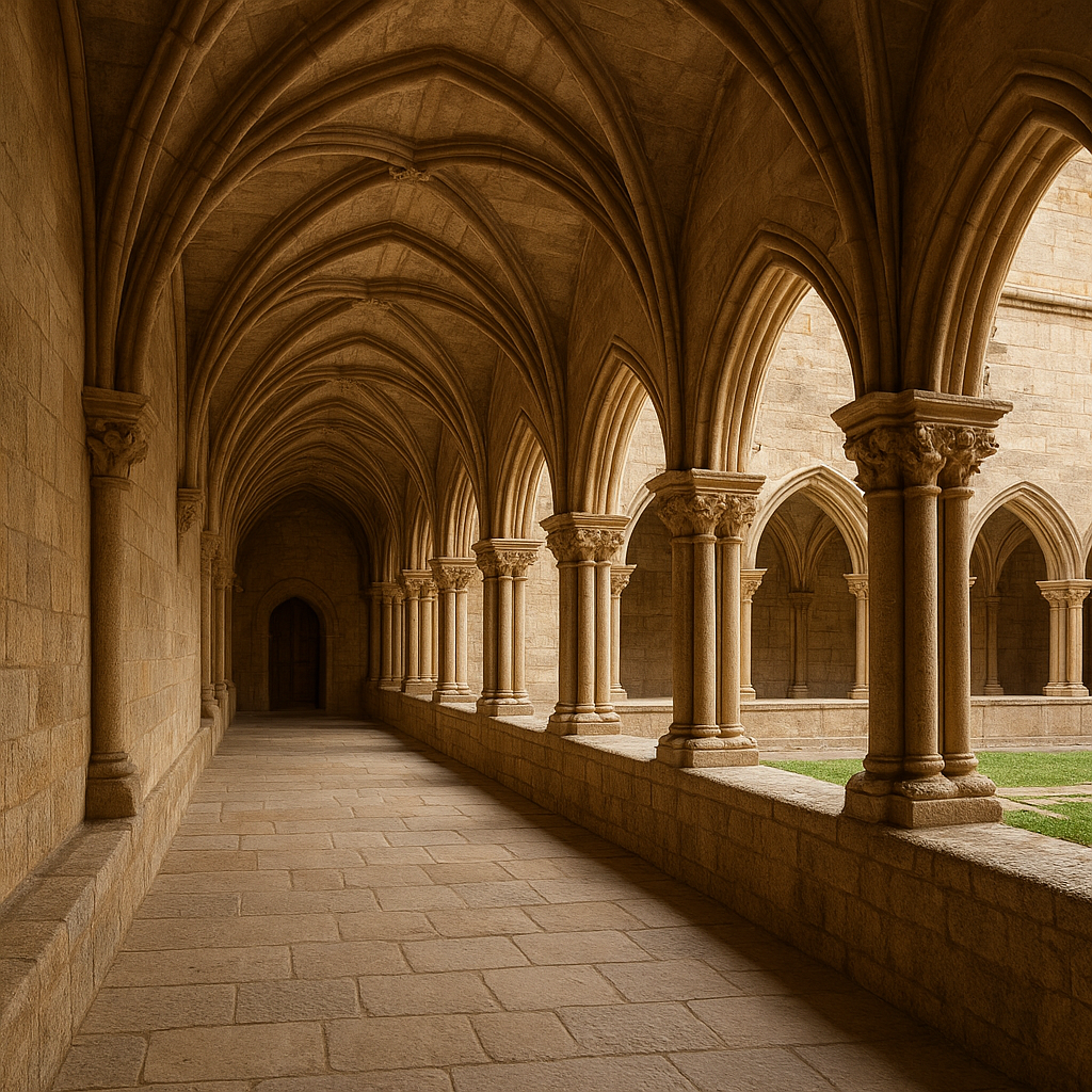 Najpiękniejsze krużganki w klasztorach i katedrach