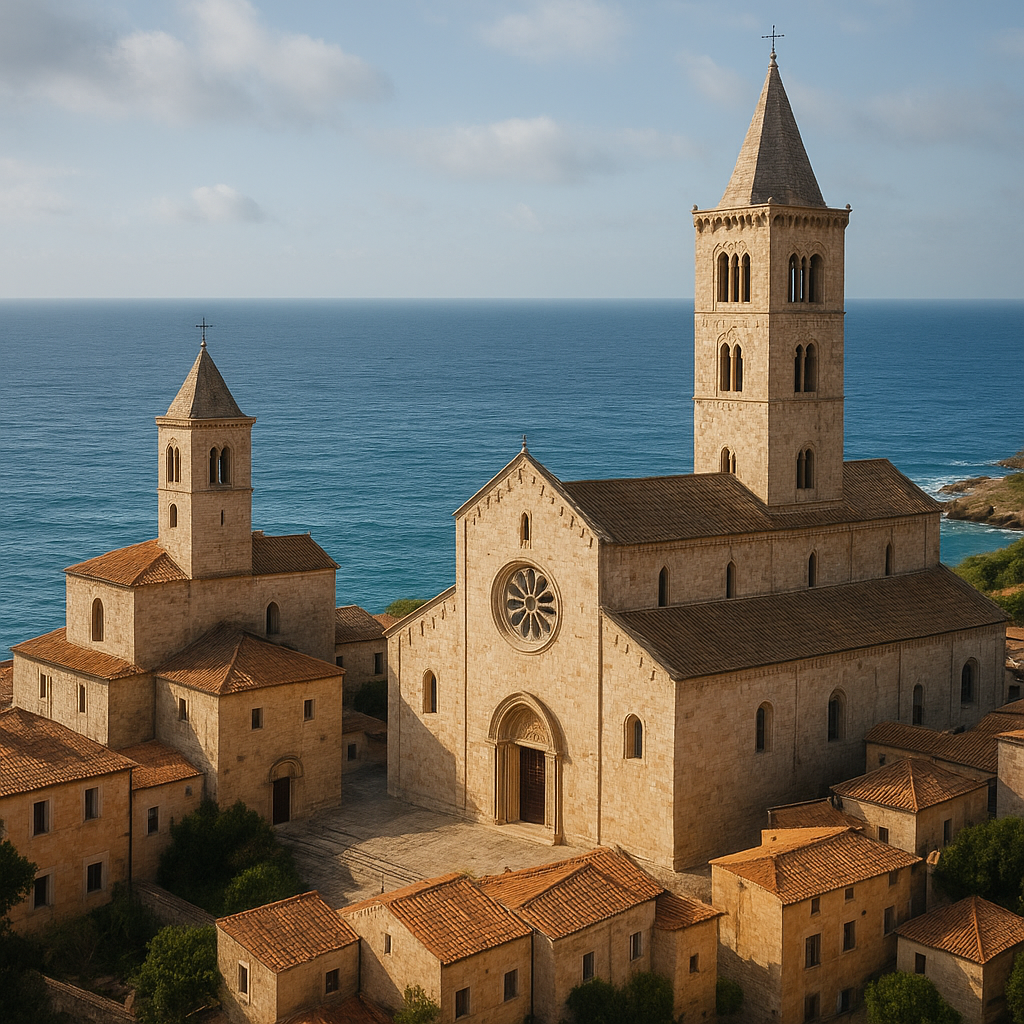 Kościoły i katedry z widokiem na morze