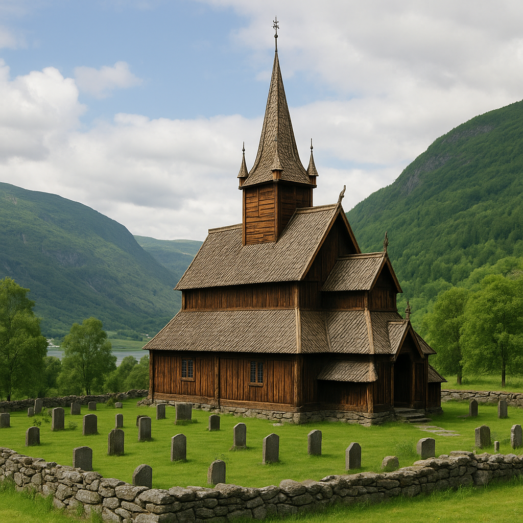 Kościoły zbudowane z drewna w Norwegii