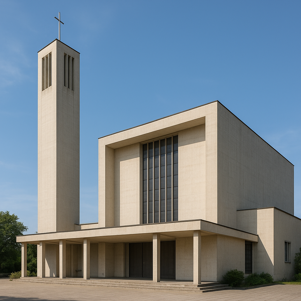 Kościoły w stylu modernistycznym