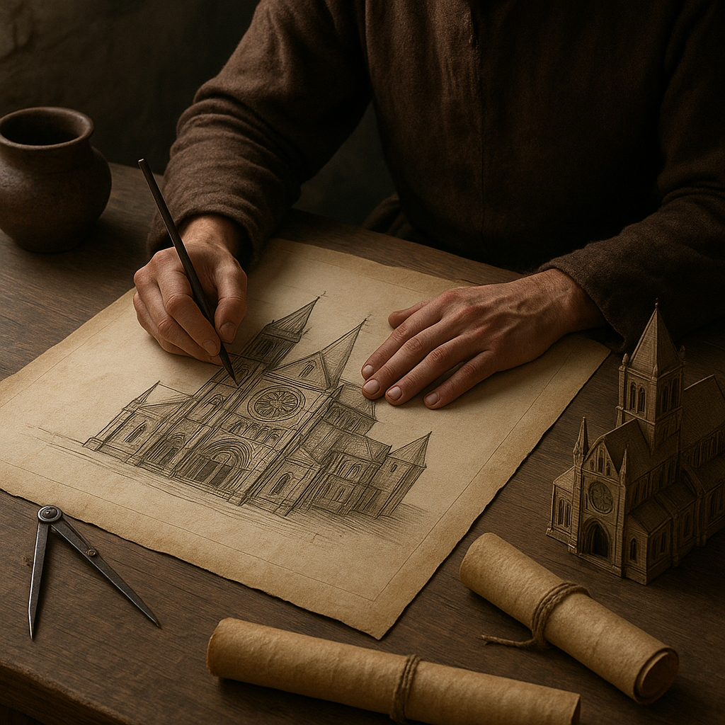 Jak planowano budowę średniowiecznych świątyń