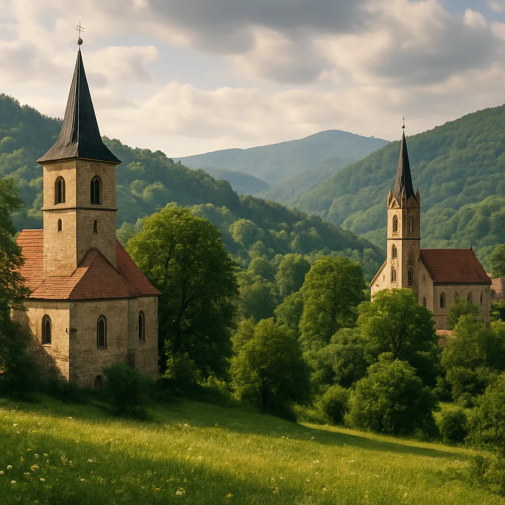 Kościoły wpisane w krajobraz natury