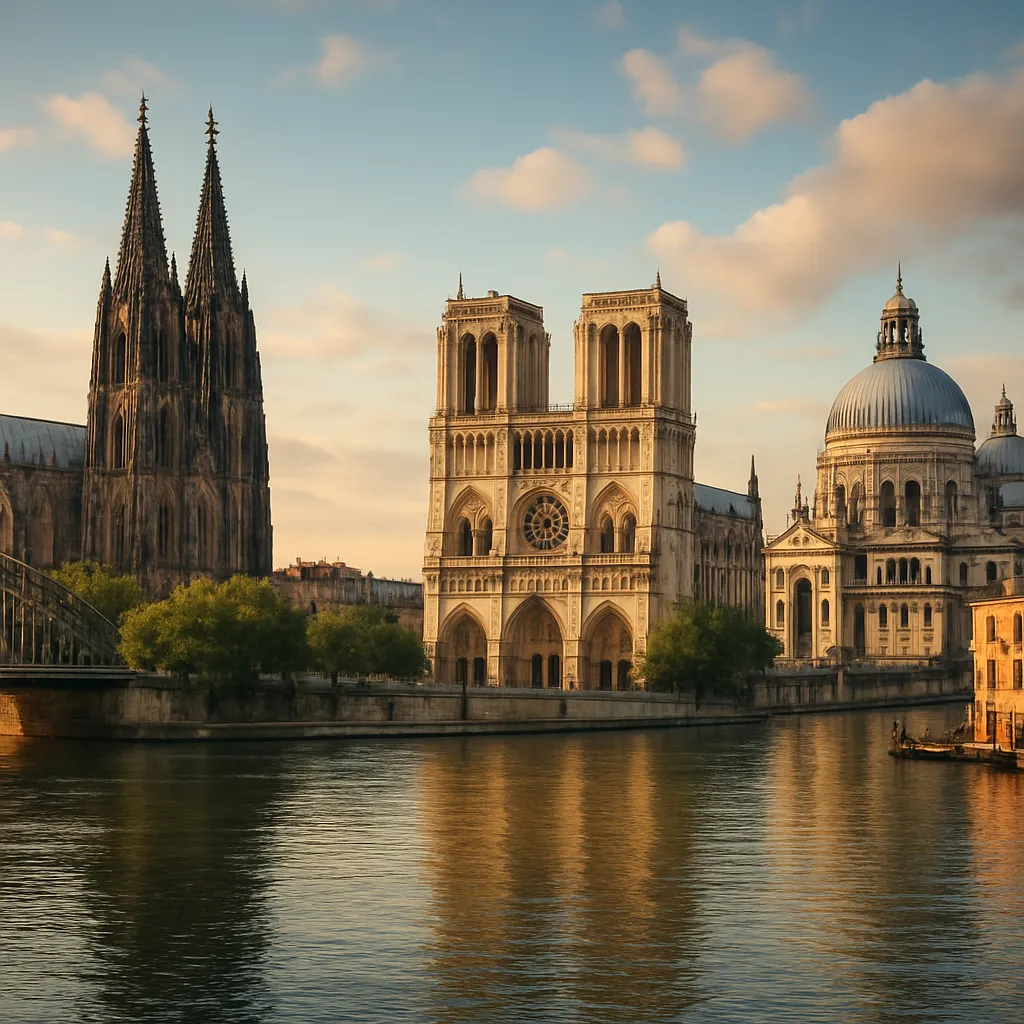 Najpiękniejsze katedry nad rzekami