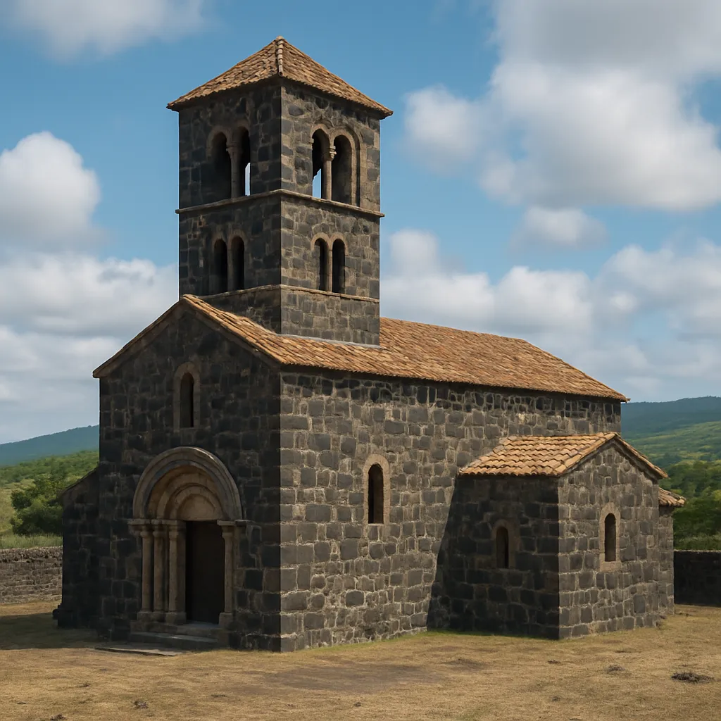 Kościoły zbudowane z kamienia wulkanicznego